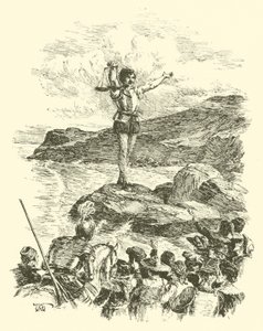 De avonturen van Sir Artegall, de reus met de weegschaal door Arthur George Walker