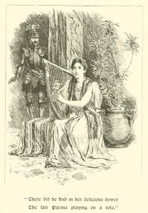 De Schildknaap van Lage Rang, De Dochter van de Reus (gravure) door Arthur George Walker