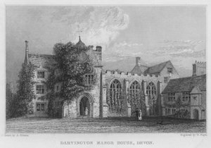 Darlington Manor House, Devon door Arthur Glennie