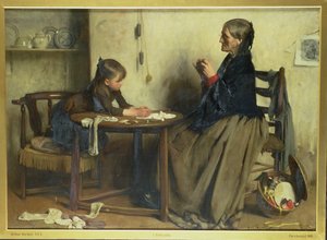 Een Moeilijkheid door Arthur Hacker