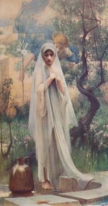 De annunciatie, 1892, ca. 1900 door Arthur Hacker