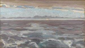 Verre uitzicht op Venetië, ca. 1900 door Arthur Haythorne Studd