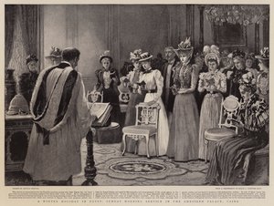 Een Wintervakantie in Egypte, Zondagochtenddienst in het Ghezireh Paleis, Caïro