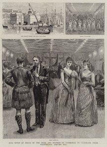 Bal gegeven op Malta door de Hertog en Hertogin van Edinburgh ter Viering van hun Huwelijksdag, 25 januari