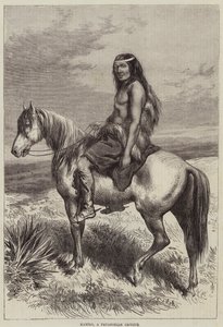 Kamilo, een Patagonische Cacique door Arthur Hopkins