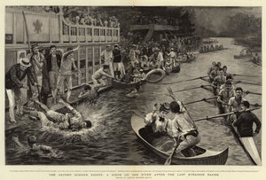 De Oxford Summer Eights, Een Scène op de Rivier na de Laatste Avondrace