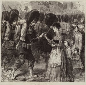 De oorlog, de Keizerlijke Garde bij Metz door Arthur Hopkins