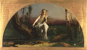 Ophelia door Arthur Hughes
