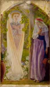 De Annunciatie door Arthur Hughes