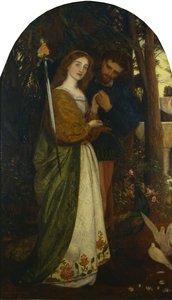 De bewaakte prieel door Arthur Hughes
