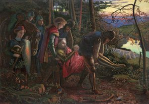 De Ridder van de Zon, 1860 door Arthur Hughes