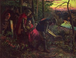 De Ridder van de Zon, ca. 1859-60 door Arthur Hughes