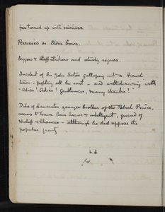 Pagina uit een notitieboek voor The White Company, The Newberry Library Vault Folio Case MS 5116 no. 2