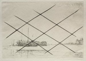 Op de Hard, Bij Pin Mill door Arthur John Trevor Briscoe