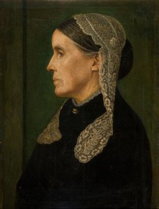 Portret van mevrouw Henry Gaskin, moeder van de kunstenaar, 1888 door Arthur Joseph Gaskin