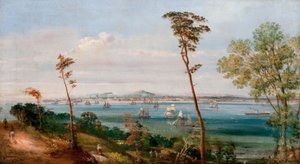 Dundee vanuit het Oosten van Craighead, East Newport