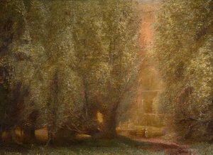 Oude kerk, Colston Basset door Arthur Lowe