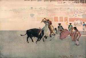Picadors, Sevilla, 1893, 1906 door Arthur Melville