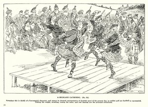 Een Highland bijeenkomst door Arthur Moreland