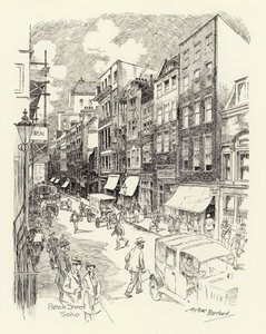 Beak Street, Soho door Arthur Moreland