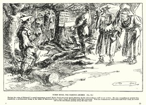 Robin Hood, de beroemde boogschutter door Arthur Moreland