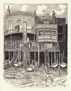 The Grapes Inn, Limehouse door Arthur Moreland