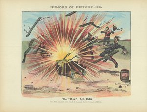 De "R. A." A.D. 1346 (kleurenlitho) door Arthur Moreland