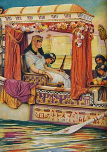 Cleopatra - De slang van de oude Nijl in de koninklijke galei, c1925