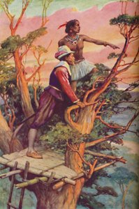 Sir Francis Drake - De eerste Engelsman die de Stille Oceaan zag, c1925 door Arthur Percy Dixon