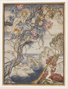ACT III: Scene II, regel 144 Het eiland is vol geluiden, klanken en zoete lucht, die vreugde geven en niet kwetsen.