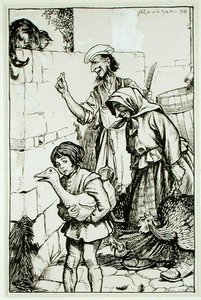 Een kater van Sir Alured Denne, illustratie uit 