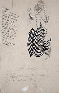 Een waternimf, vooromslagillustratie van William Shakespeare