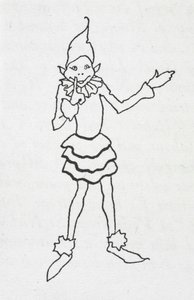 Een elf door Arthur Rackham