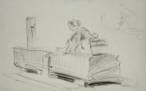 Bij de pomp door Arthur Rackham