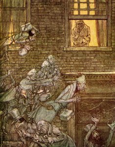 Een kerstlied van Charles Dickens door Arthur Rackham