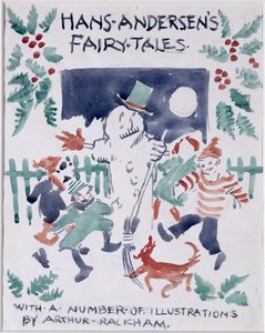 Omslagtekening voor Hans Andersens Sprookjes door Arthur Rackham