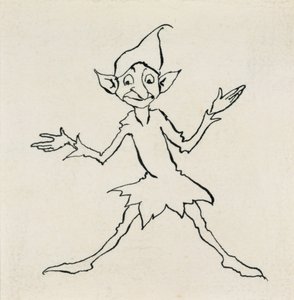 Goedenavond! zei Lukoje, illustratie uit Hans Christian Andersens Sprookjes, gepubliceerd 1932 door Arthur Rackham