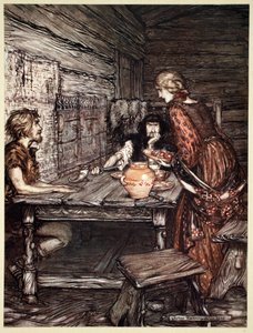 Hunding ontdekt de gelijkenis tussen Siegmund en Sieglunde, 1910