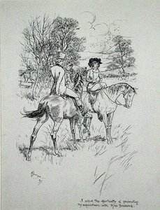 Ik greep de kans om mijn kennis met Miss Dashwood te vervolgen, illustratie uit 