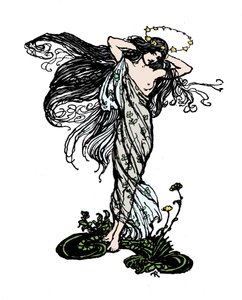 Illustratie voor De Droom van een Zomernacht door William Shakespeare door Arthur Rackham