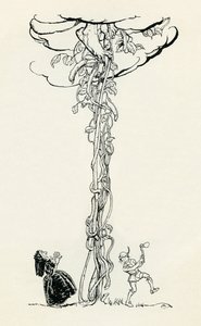 Jack en de Bonenstaak door Arthur Rackham