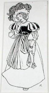 Miss Una Von-Something, illustratie uit 