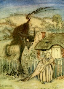 Het boeman beest door Arthur Rackham