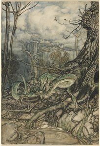 De Groene Draak door Arthur Rackham