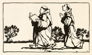 De heks zat tegen de muur, uit Morgans razernij in Ierse sprookjes