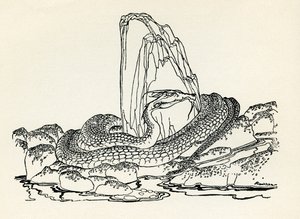 De Laidly Worm door Arthur Rackham
