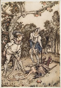 De Neusboom, uit Broertje & Zusje en Andere Verhalen van de Gebroeders Grimm, pub.1917
