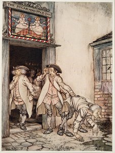 De Drie Legerchirurgen, uit Broertje & Zusje en Andere Verhalen van de Gebroeders Grimm, pub.1917 door Arthur Rackham
