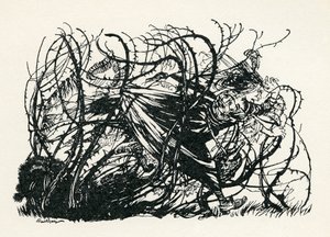 De drie hoofden van de bron door Arthur Rackham