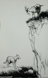 De Wolf en de Geit, illustratie uit 